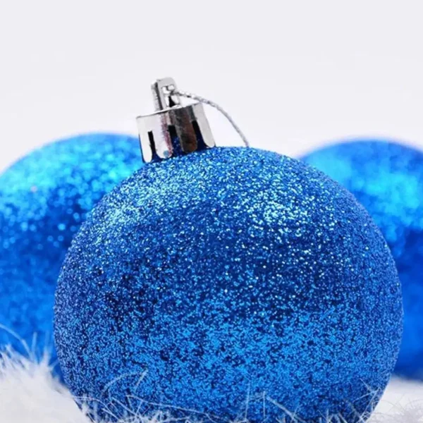Bolas De Navidad 6cm Adornos Navideños Tubo X20 Esferas