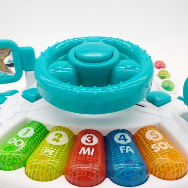 Volante Didactico Con Piano Luz Y Sonidos Para Bebe