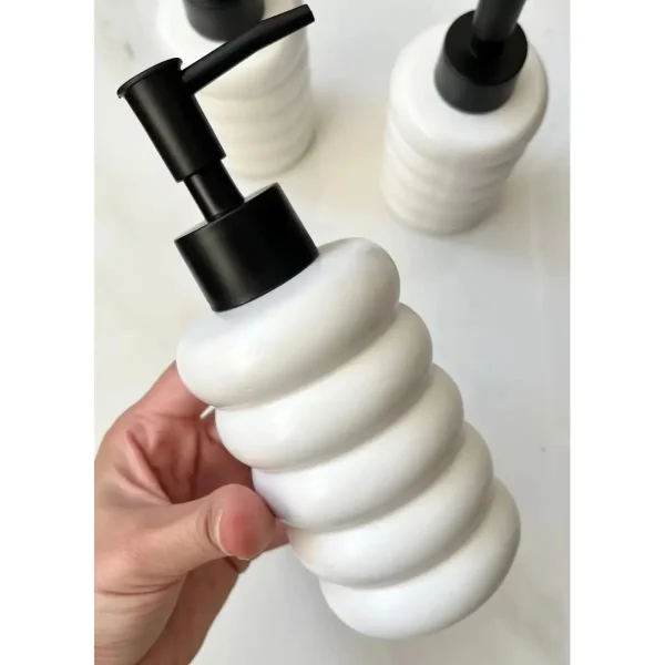 Dispenser Jabón Liquido Dispensador De Cerámica Baño 280ml