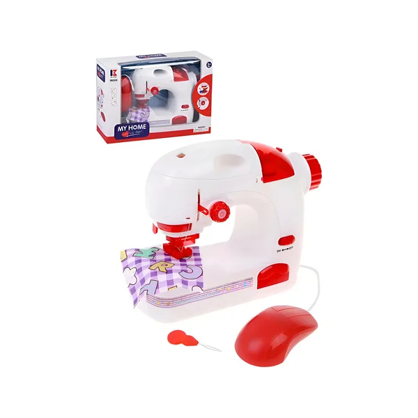 Maquina De Coser Juguete Infantil A Pilas Con Luz Y Sonido Color Blanco