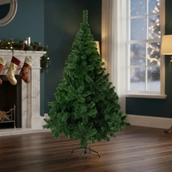 Arbol De Navidad Tronador De Lujo 2.10mts Base Metalica Verde