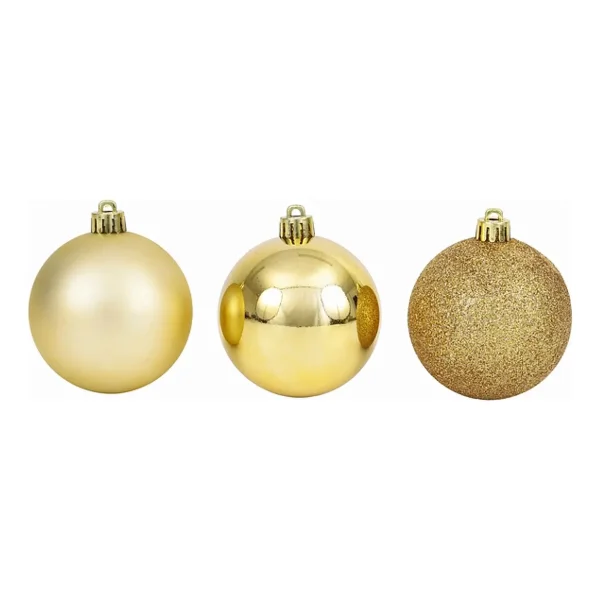 Bolas De Navidad 6cm Adornos Navideños Tubo X20 Esferas