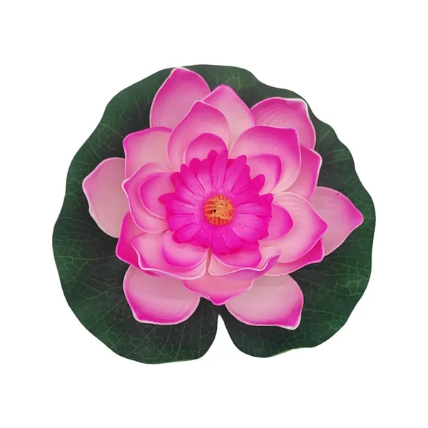 Flor De Loto Flotante Flores Artificiales Decoracion X5