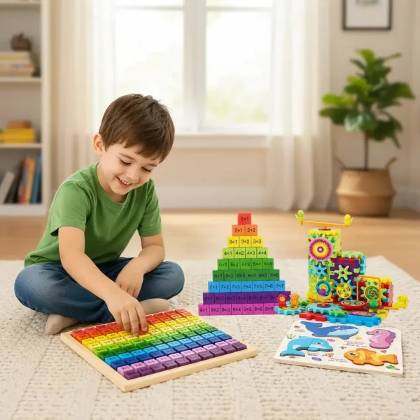 Bundle Montessori Kit X3 Juguetes Didacticos 1era Infancia Multicolor