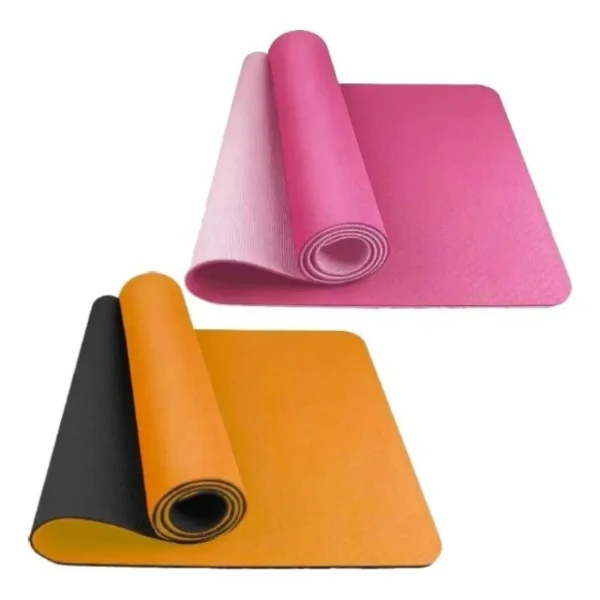 Yoga Mat 6mm Colchoneta Pilates Fitness Tpe Gimnasia