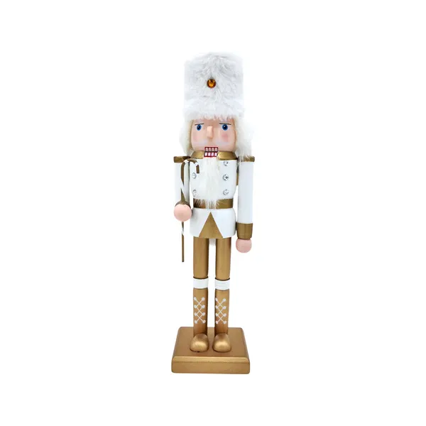 Cascanueces Soldado Adorno De Madera 30 Cm Navidad Deco