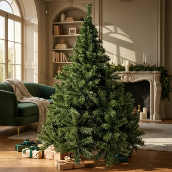 Arbol de Navidad Verde Canadian Luxury 3mts Base Metalica