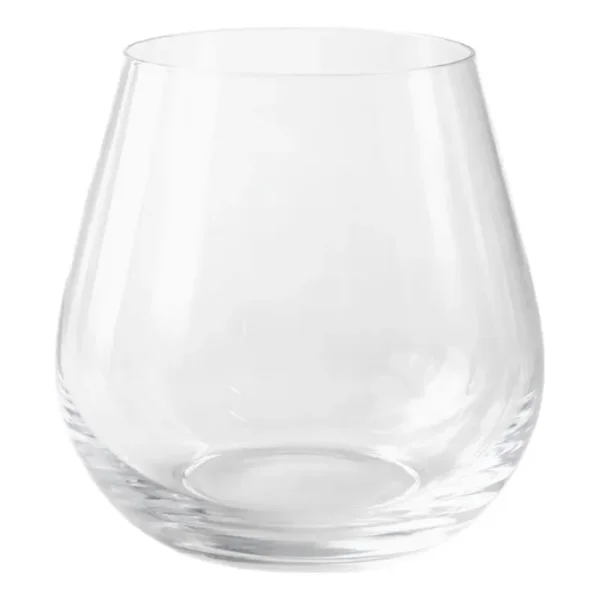 Set X6 Vasos Vidrio Whisky Tragos Sin Pie Transparente 385ml Transparente