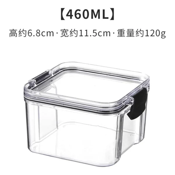 Taper Contenedor Hermetico Organizador Alacena Freezer 460ml Transparente