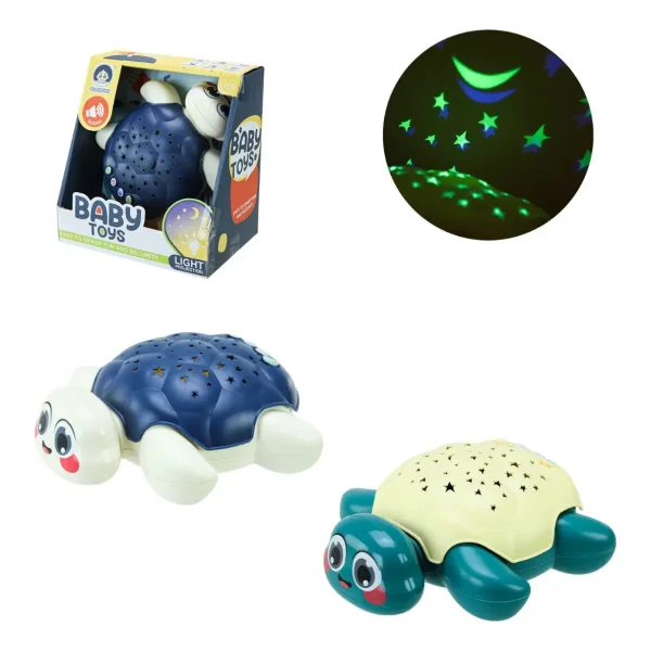 Proyector Tortuga Infantil Musical Luz Sonido Juguete