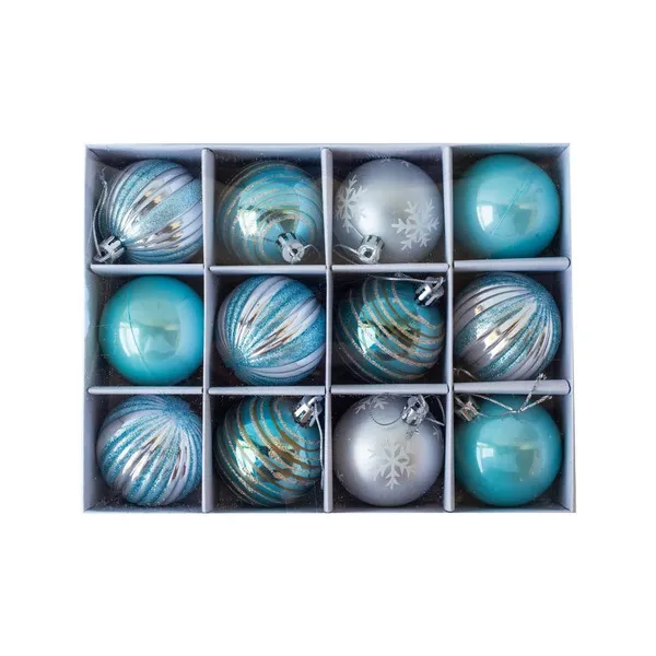 Navidad Adornos Bolas Navideñas Decoradas 6cm X48 Piezas