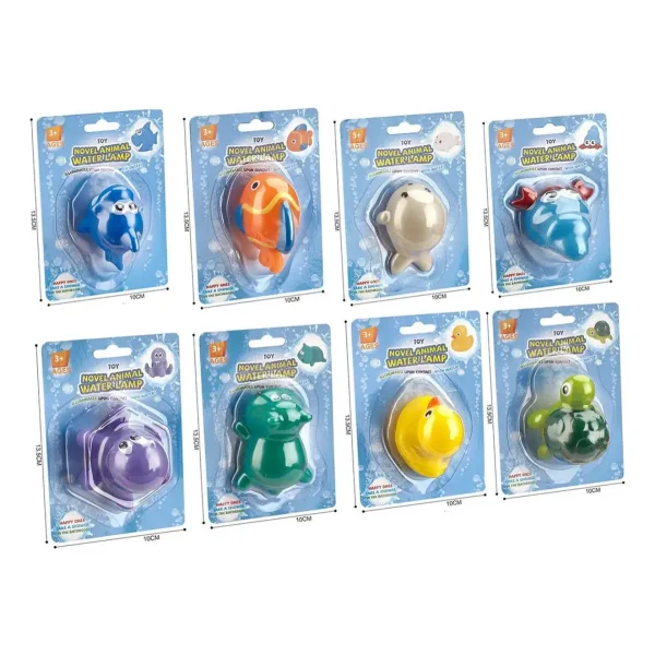 Juguete Bañera Bebé Animales Luz Led Juego Ducha Baño Niños Pulpo
