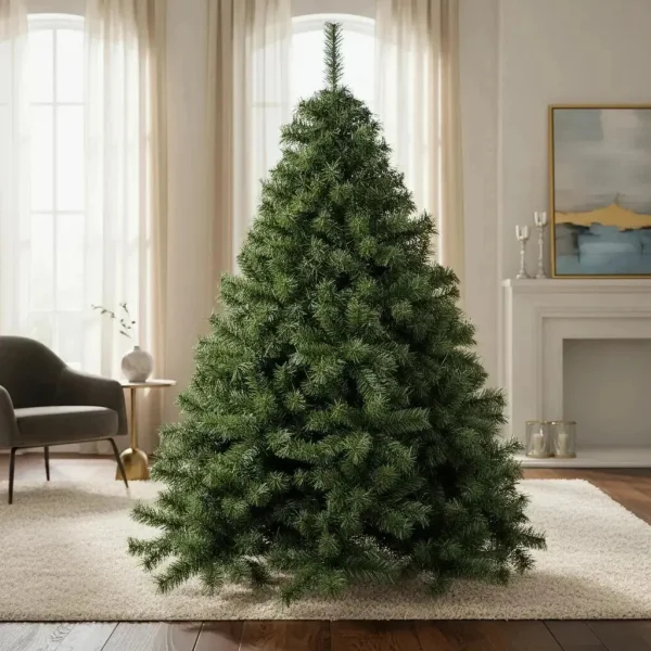 Arbol De Navidad Verde Imperial 1,80mts Con Base Metalica - Alta Gama