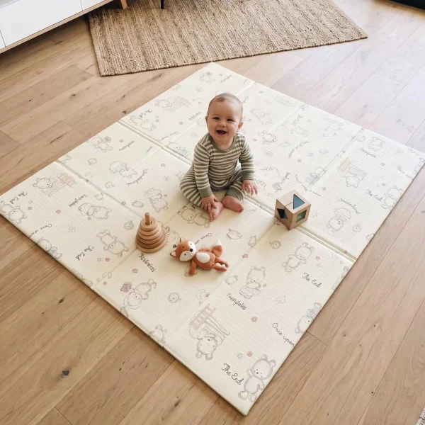 Alfombra Antigolpes Plegable Bebes Reversible 150x200cm