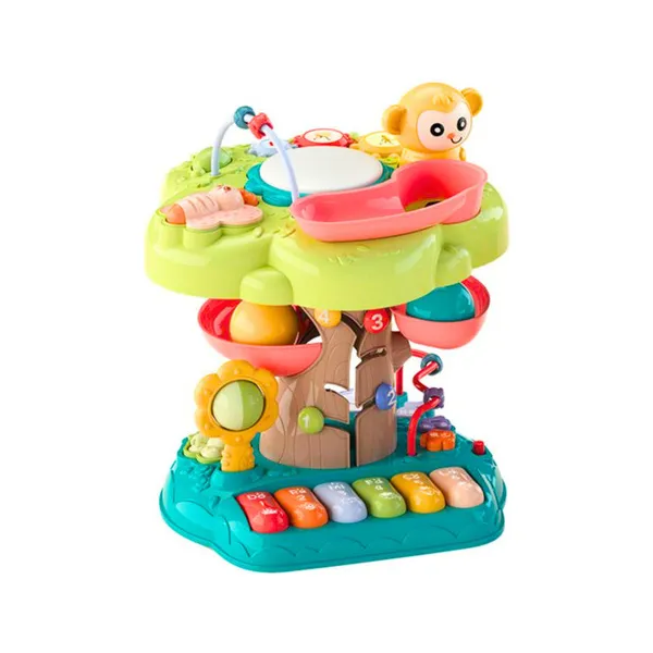 Juguete Didactico Bebe Tobogan Pelotas Laberinto Piano Luz
