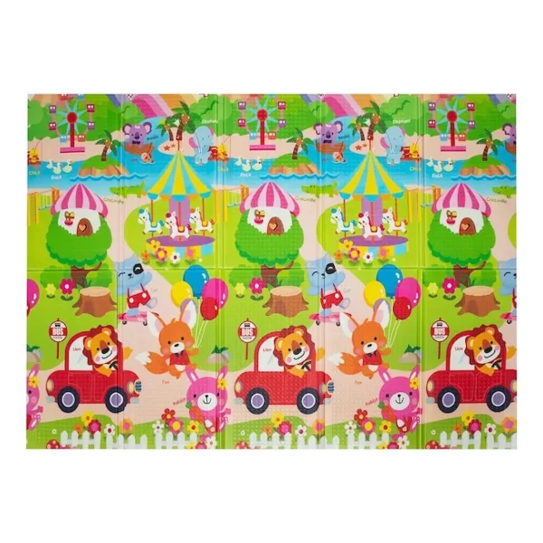 Alfombra Antigolpes Plegable Bebes Reversible 150x200cm