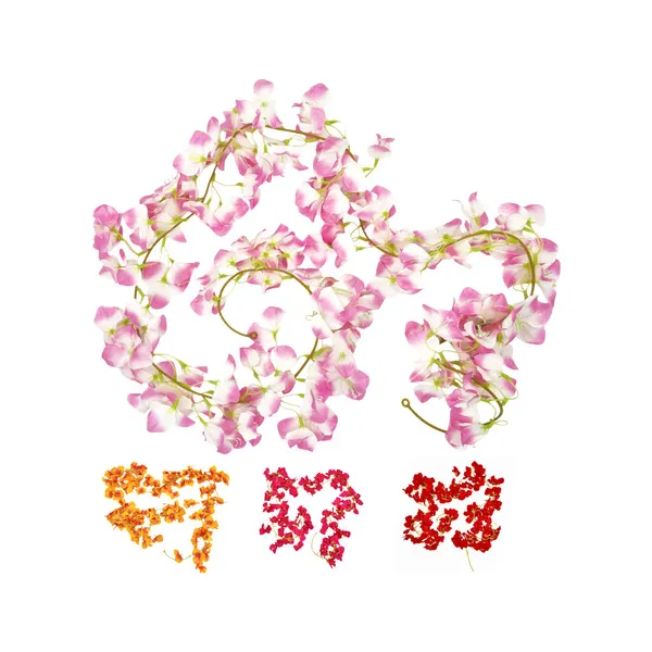 Guirnalda De Flores Artificiales Enredadera Decoracion 1.8m