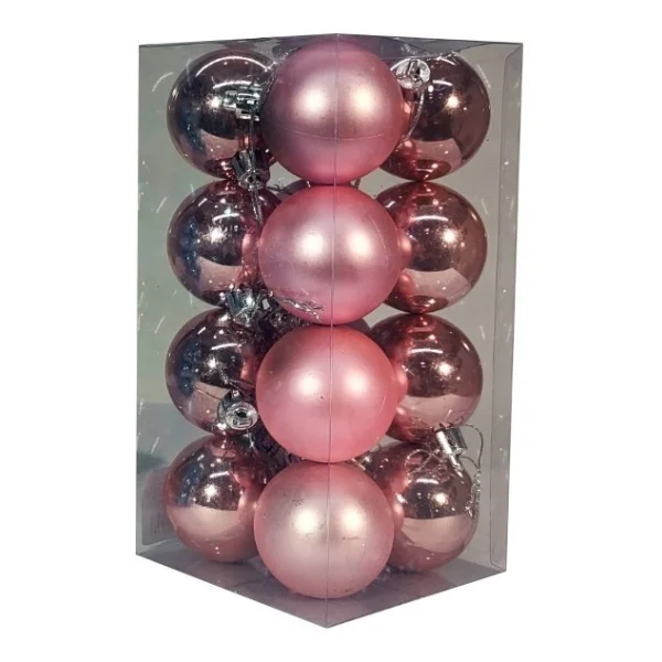 Adornos Navideños Set Bolas De Navidad 4cm X16 Unidades