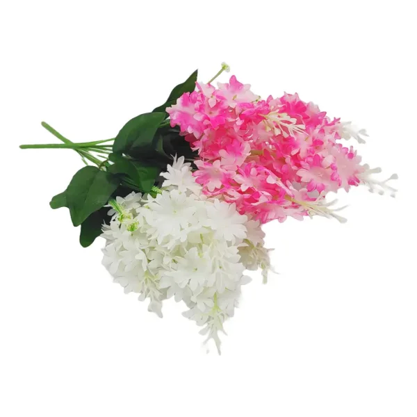 Ramo Alverjillas Flores Artificiales Jacintos Decoracion X4