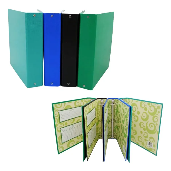 Carpeta Escolar Pvc Numero 3 Avios Color N3 Ganchos Pack X3