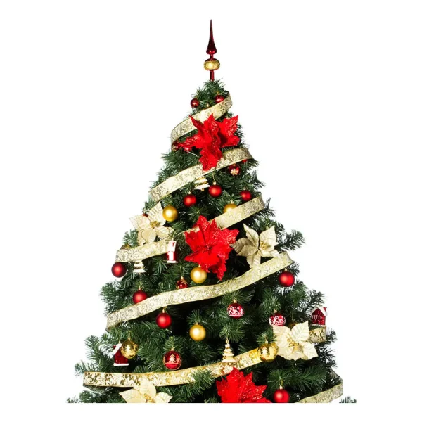 Arbol de Navidad Montañes Deluxe 1.80mts Con Adornos Kit X60