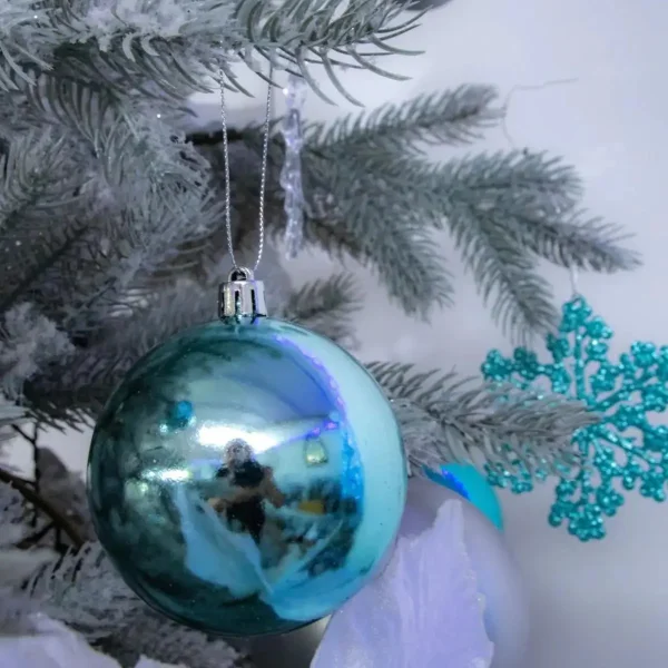 Adornos Navideños Set Bolas De Navidad 7cm X12 Unidades