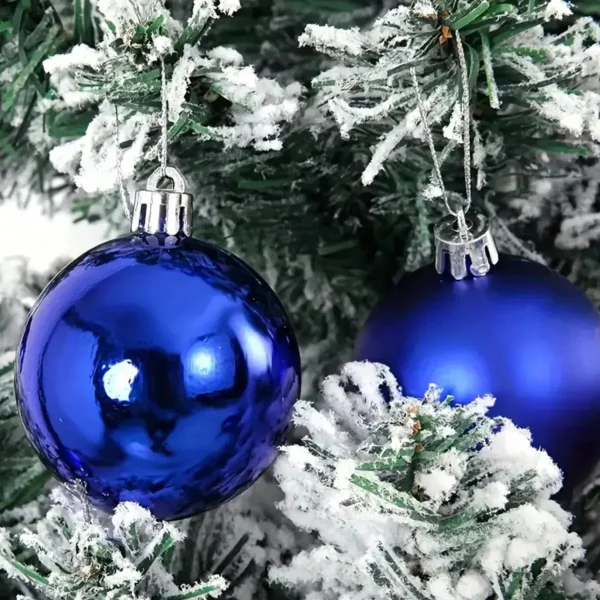 Adornos Navideños Set Bolas De Navidad 7cm X12 Unidades