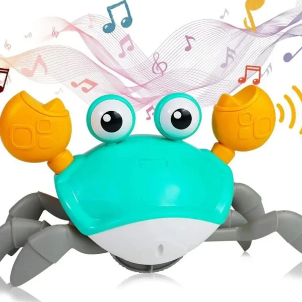 Cangrejo Musical Juguete Viral Sensorial Bebe Con Movimiento