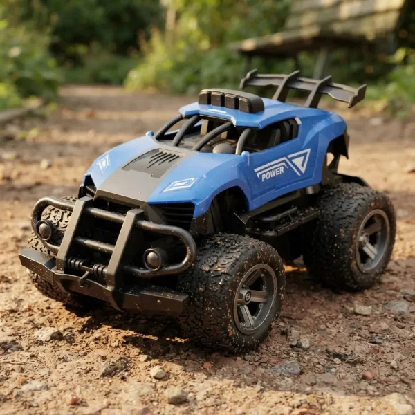 Auto A Radio Control Remoto Stunt Mini Acrobático Con Luz Azul