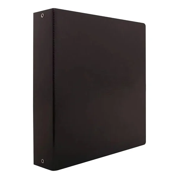 Carpeta Escolar N°3 Avios 3 Anillos 3x40 Fibra Negra Negro