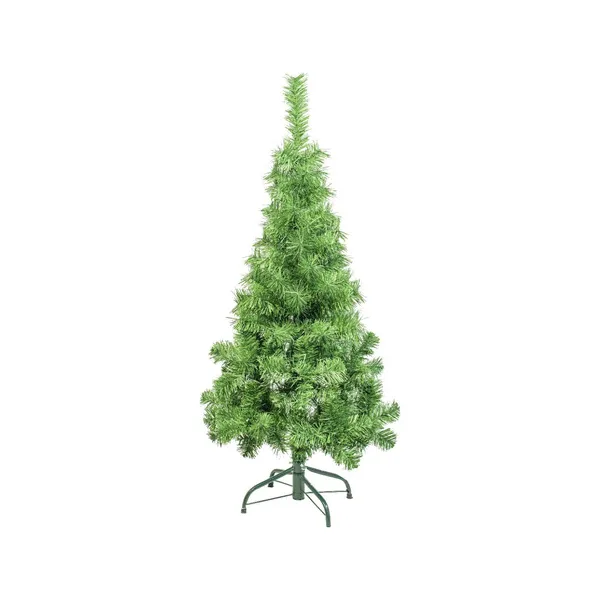 Árbol De Navidad Tronador Slim Verde 1.20mts Base Metal