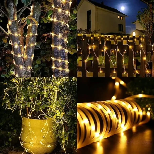 Manguera Tira Fina Led 10 Metros Luces Navidad Iluminación