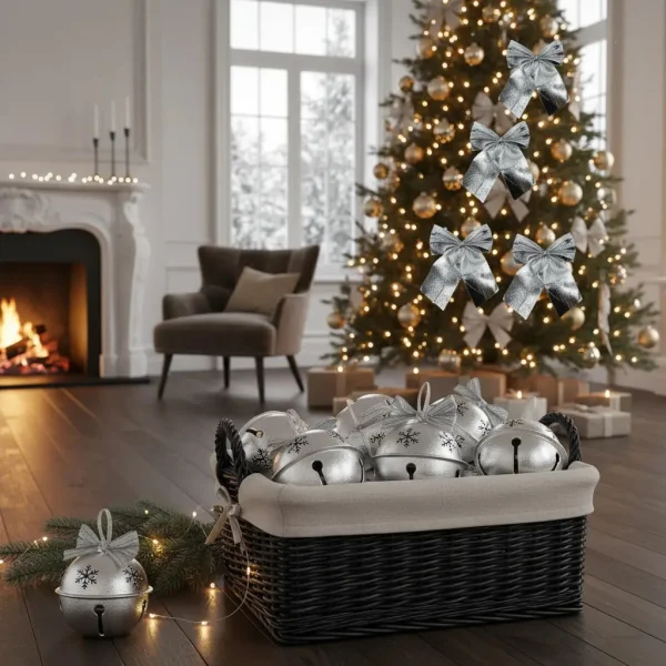 Adorno Colgante Moños X1 Decoracion Arbol De Navidad