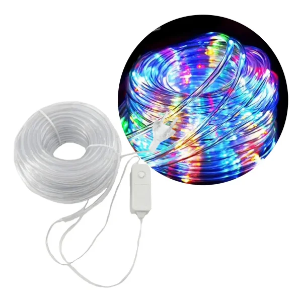 Manguera Tira Fina Led 10 Metros Luces Navidad Iluminación