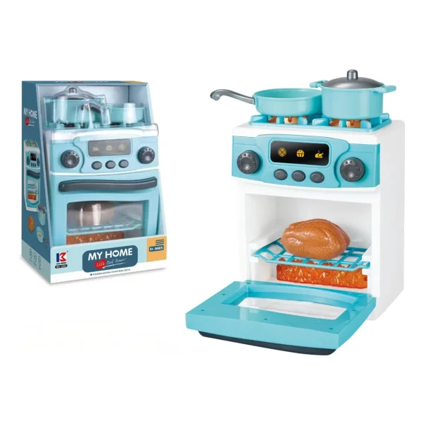 Cocina Horno Juguete Infantil Con Luz Sonido Y Accesorios Agua