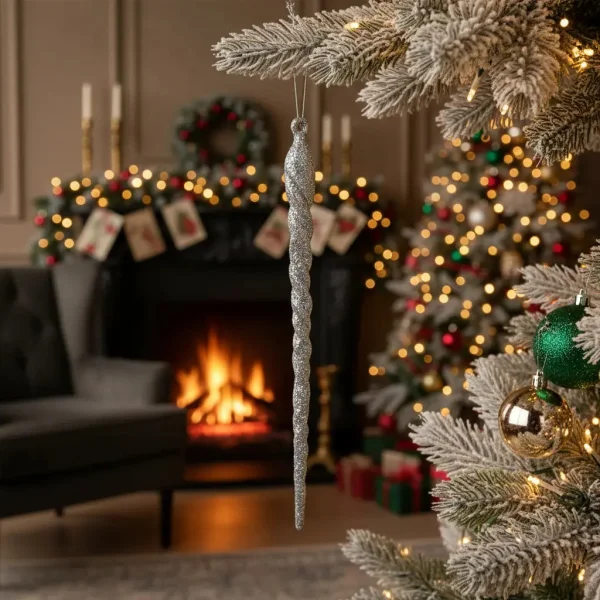 Adorno Colgante Navideño Decoración Bastones De Caramelo X3