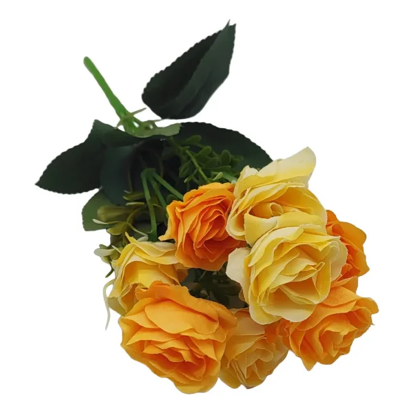 Ramo De Rosas Flores Artificiales Decoracion Pack X10