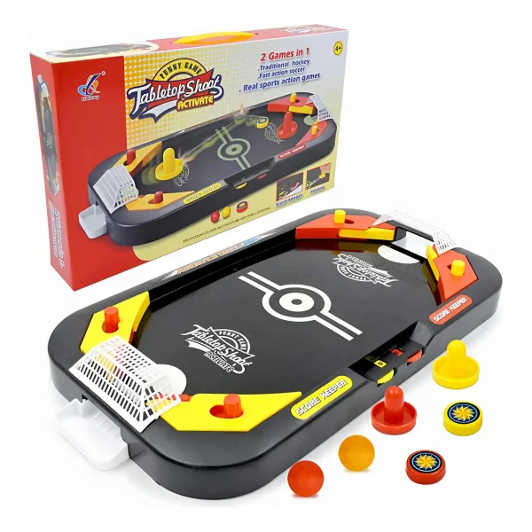 Juego De Mesa Flipper 2 En 1 Hockey De Aire Tejo Y Pinball