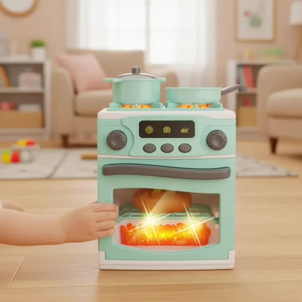Cocina Horno Juguete Infantil Con Luz Sonido Y Accesorios Agua