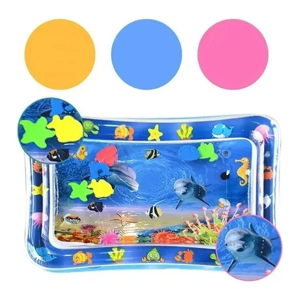 Alfombra Antigolpes Inflable Agua Y Aire Gimnasio Sensorial Azul 21.2 X 17.2 X 2.2 Cm