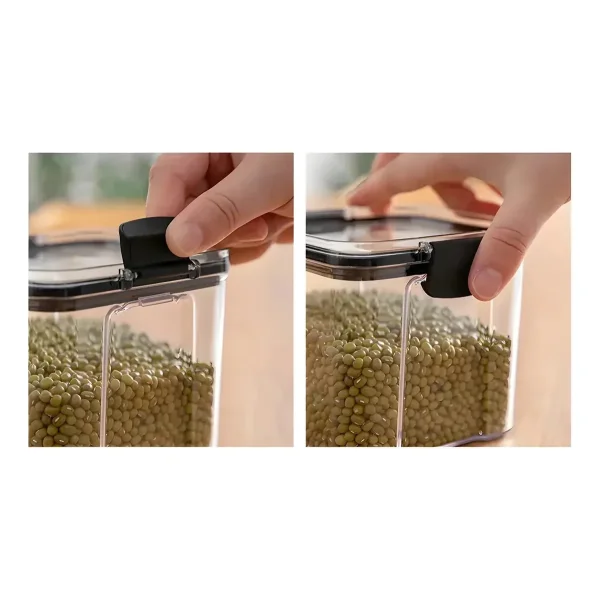 Taper Contenedor Hermético Organizador Alacena Freezer 700ml Transparente