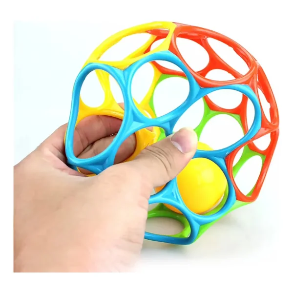 Pelota De Agarre Sonajero Juguete Sensorial Para Bebe Multicolor