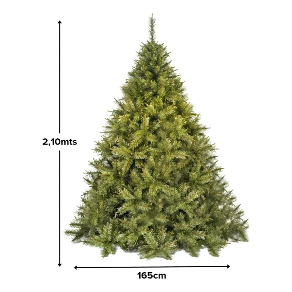 Arbol De Navidad Verde Cipres 2,10 Mts Tope De Gama