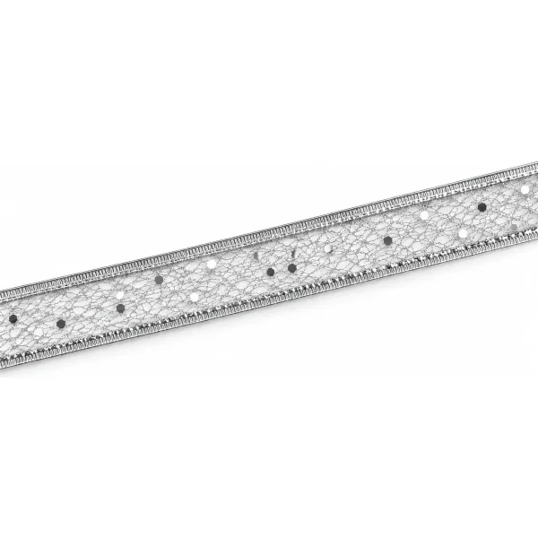 Cintas Navideñas Metalizadas Con Brillo 2,5cm 2.7m Adornos Plata