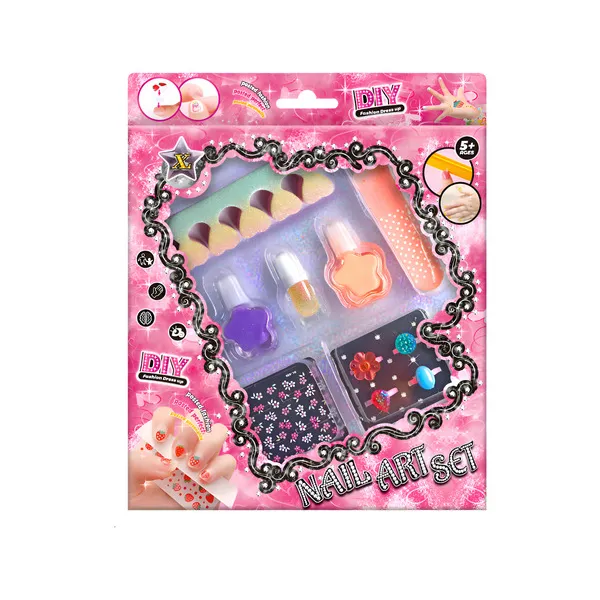 Set Uñas Juego De Belleza Manicura Infantil Decoración
