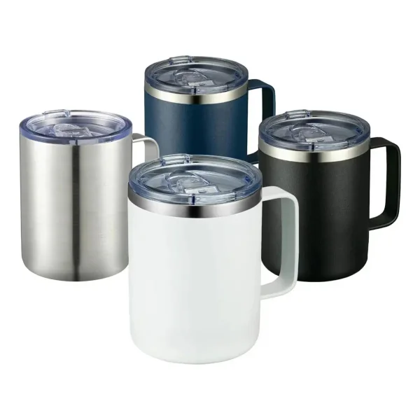 Vaso Térmico Taza De Acero Inoxidable Con Tapa 360ml