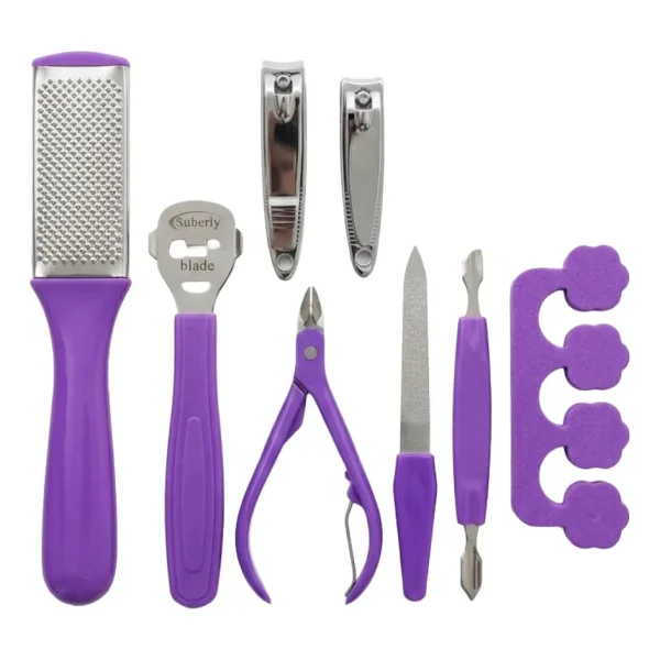 Set Pedicura Manicura Uñas Pies Manos Herramientas 8pzs