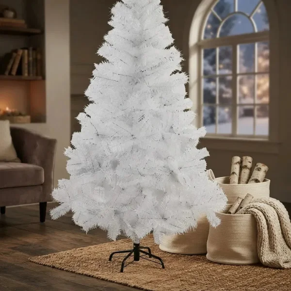 Arbol De Navidad Tronador De Lujo Blanco 1,80mts