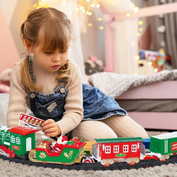 Set Tren Colgante Navideño Para Árbol De Navidad Verde