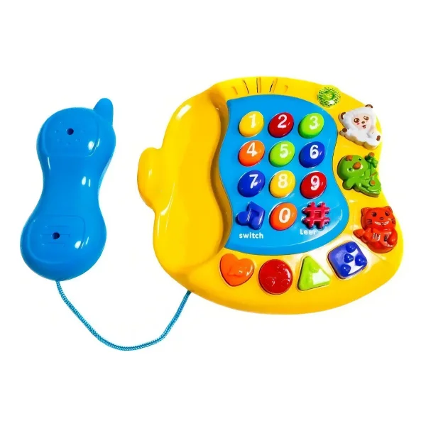 Telefono Juguete Interactivo Luces Sonidos Bebes